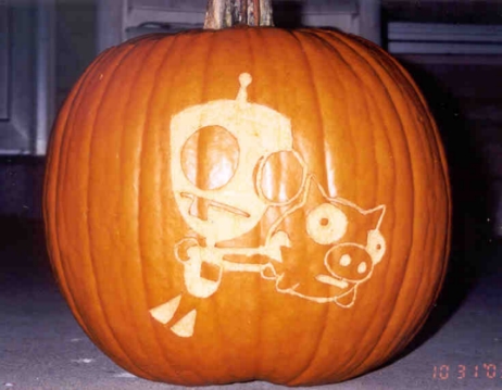 My GIR and piggy Pumpkin :D