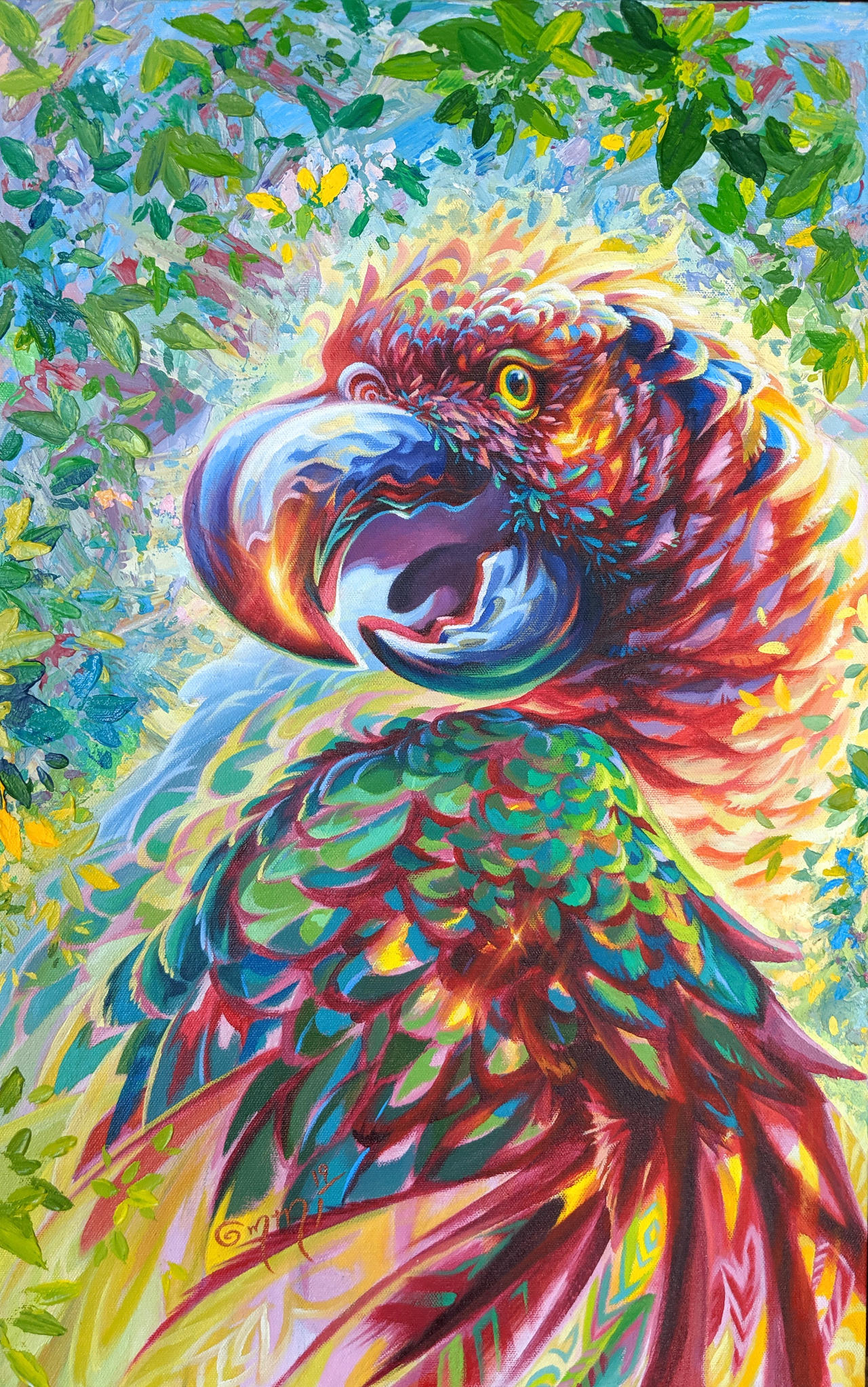 Light Bringer - Sisserou Parrot by OMtNI on DeviantArt