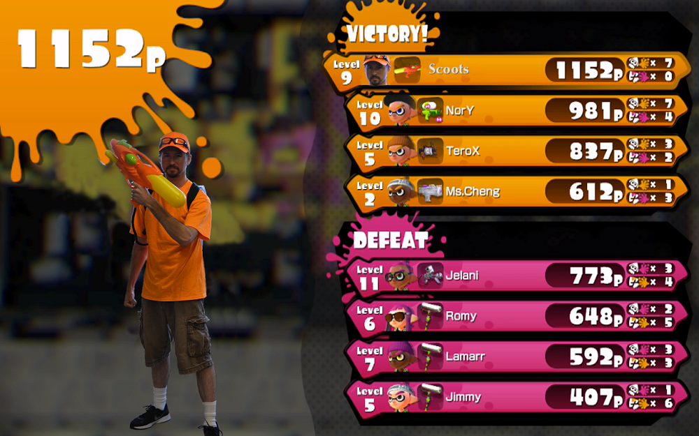 Splatoon cosplay 8 (plus digital manipulation)