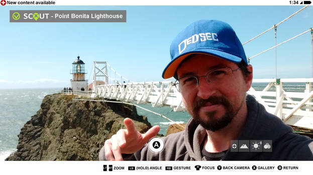 SCOUT X location - Point Bonita Lighthouse