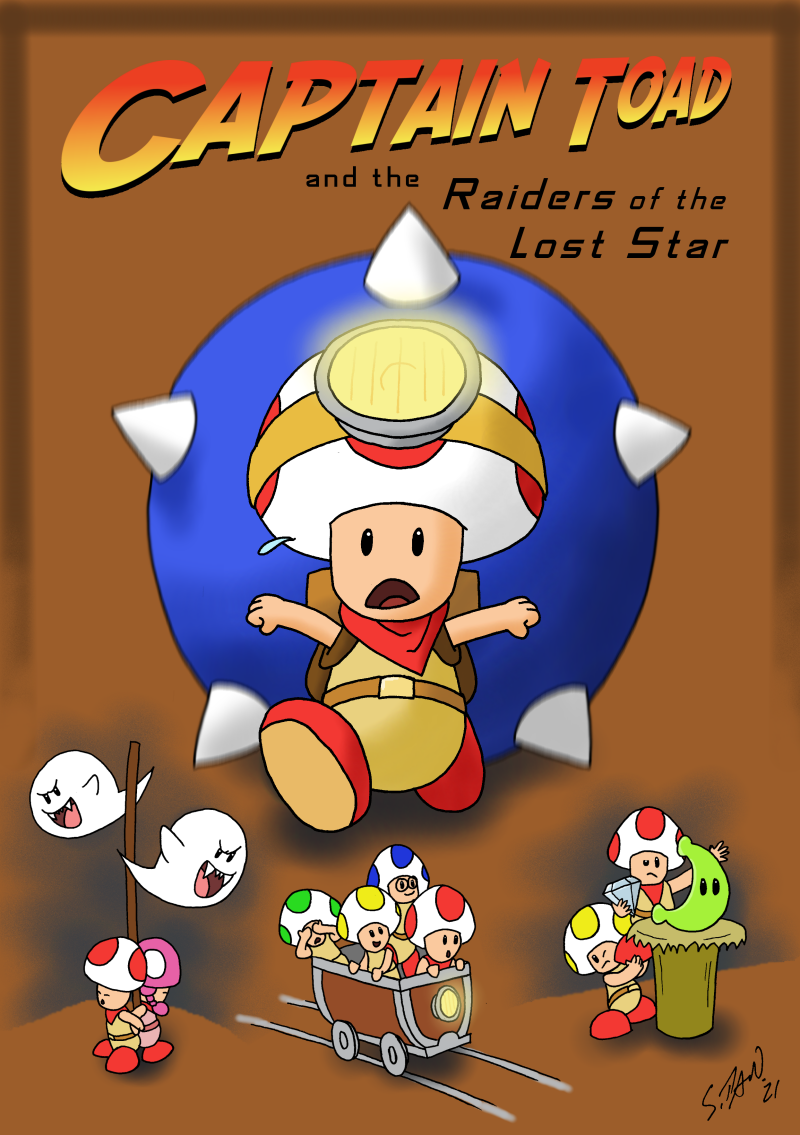 Captain Toad and the Raiders of the Lost Star by DubyaScott on DeviantArt