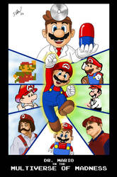 Dr. Mario in the Multiverse of Madness by DubyaScott