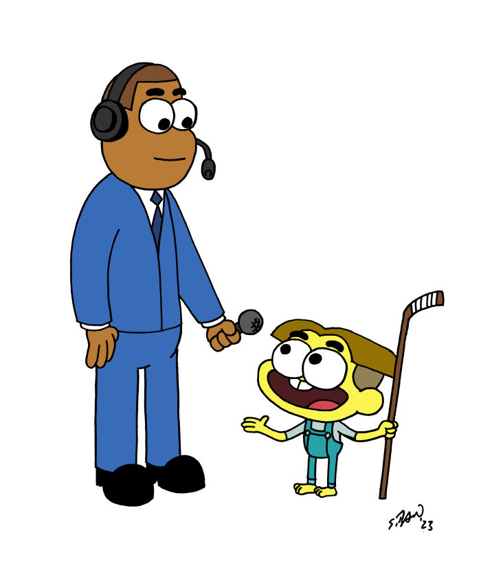 Postgame interview by DubyaScott on DeviantArt