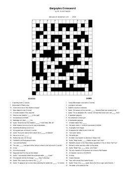 Gargoyles Crossword
