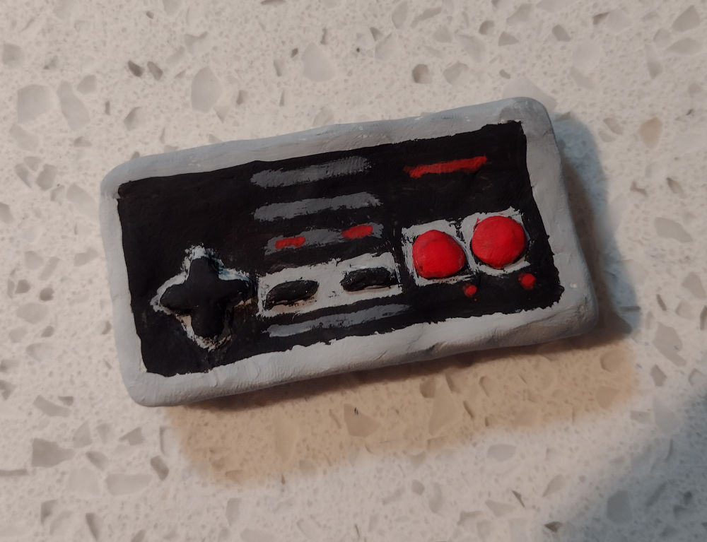 Clay Controllers Clay NES controller by DubyaScott on DeviantArt
