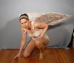 Sailor Angel Crouching by AdorkaStock