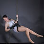 Rope Harness Lowering - Pose Reference