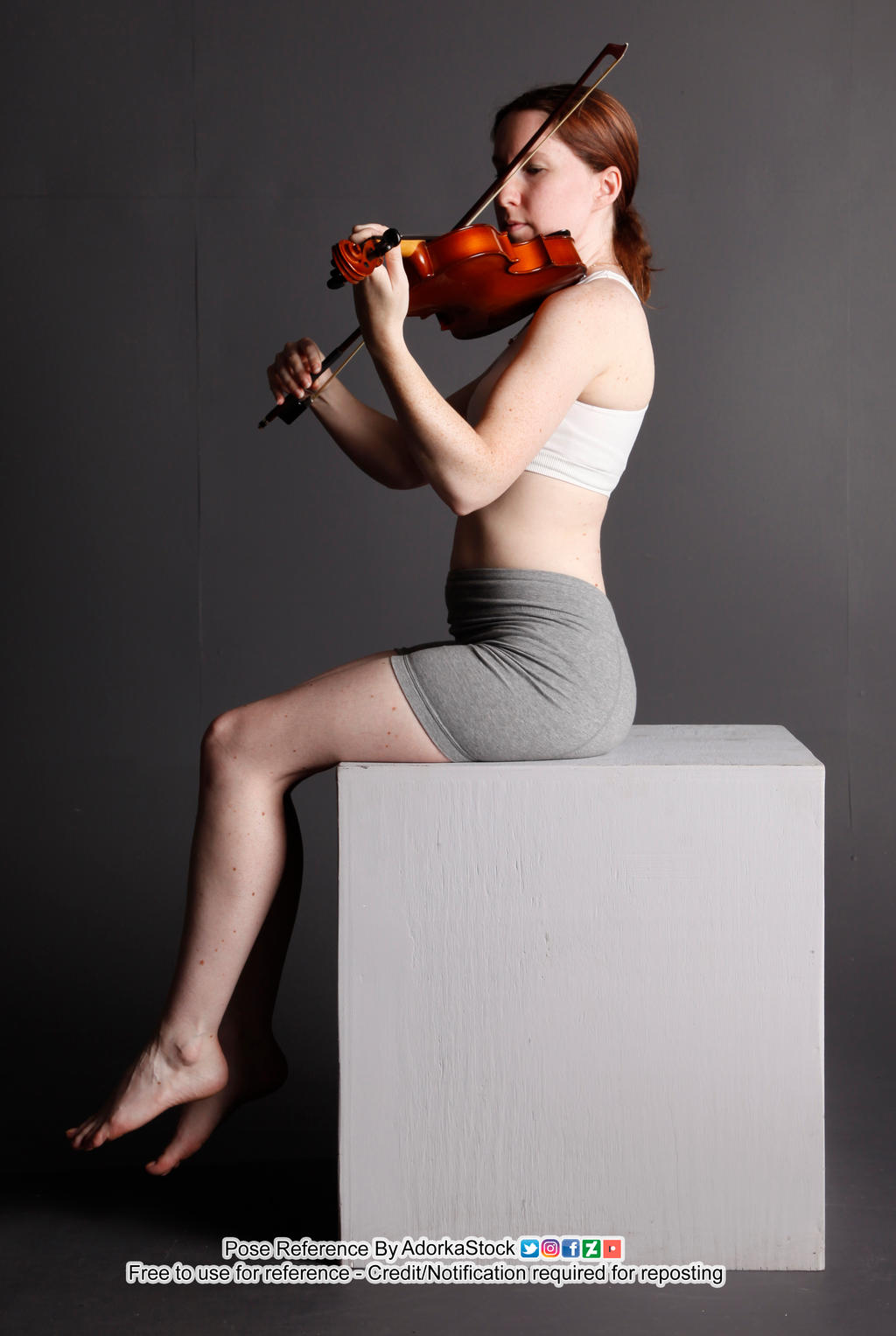 Viola Pack Preview Image - Sitting Pose Ref