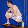 Crouching Pose Reference Figure Model Male