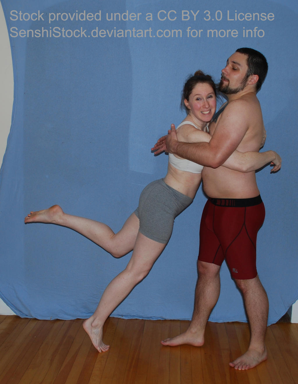 Cute Couple Glomp Flying Hug Attack Cuddle Pose By Senshistock On