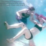 Mermaid Rescue Saving Underwater Drowning Pose Ref