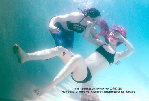 Underwater Mermaid Rescue Pose Reference