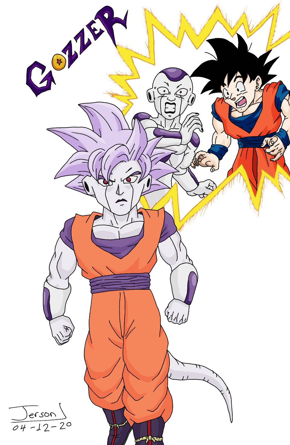 Goku y Freezer Fusion (Gozzer) by Kixxtree on DeviantArt Goku y Freezer Fusion (Gozzer) by Kixxtree on DeviantArt