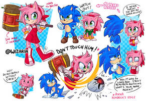 Amy Sonic Movie Style By Wizaria Ddz3u8h