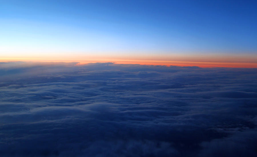 Dawn at 30,000 ft.