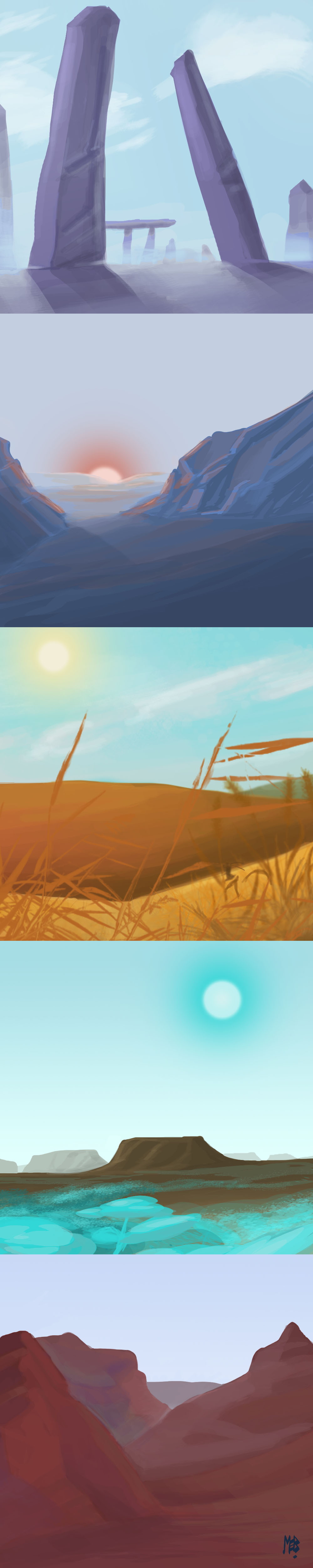 Landscape Speedpaints