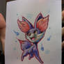 Small purple Fennekin