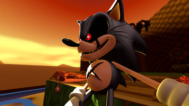 Lord X Fanart for the Sonic.exe FNF mod [SFM] by CienArts on DeviantArt