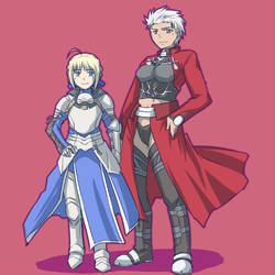 Archer and Saber