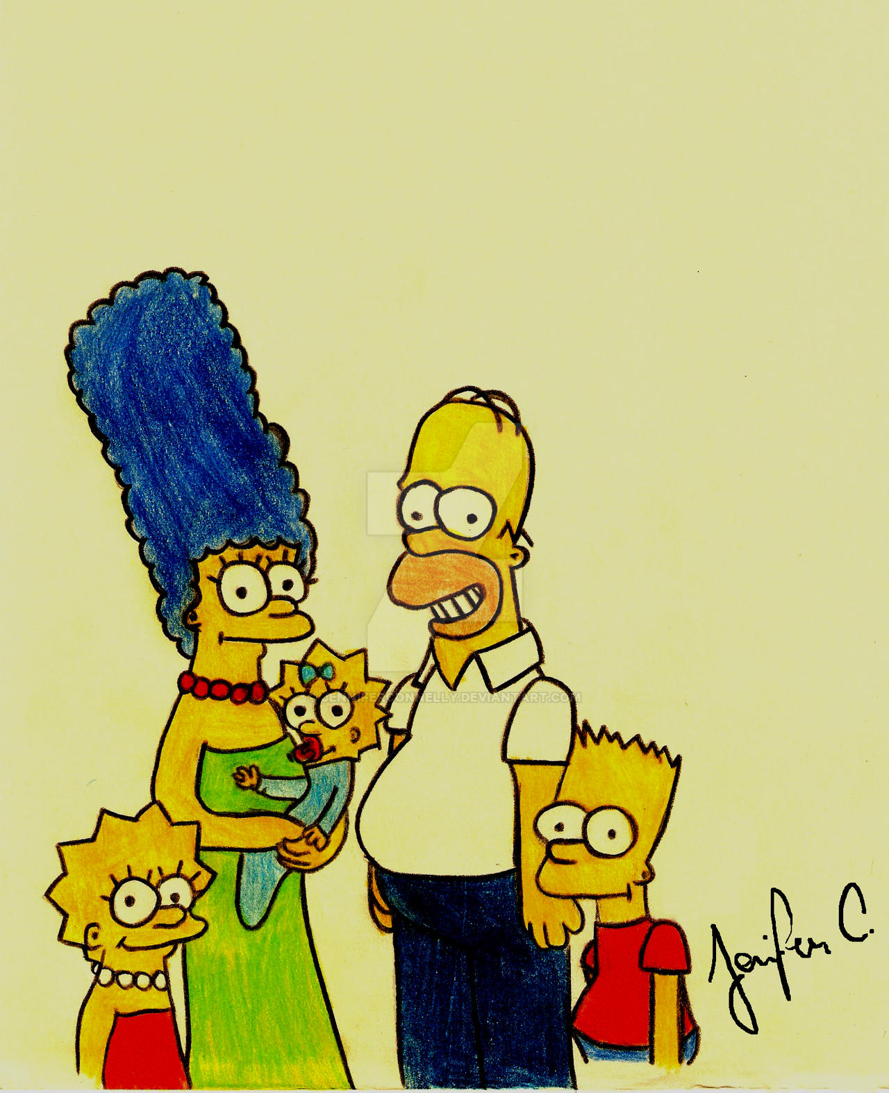 The Simpsons Vector Deviantart The Simpsons by JenniferConnelly on DeviantArt