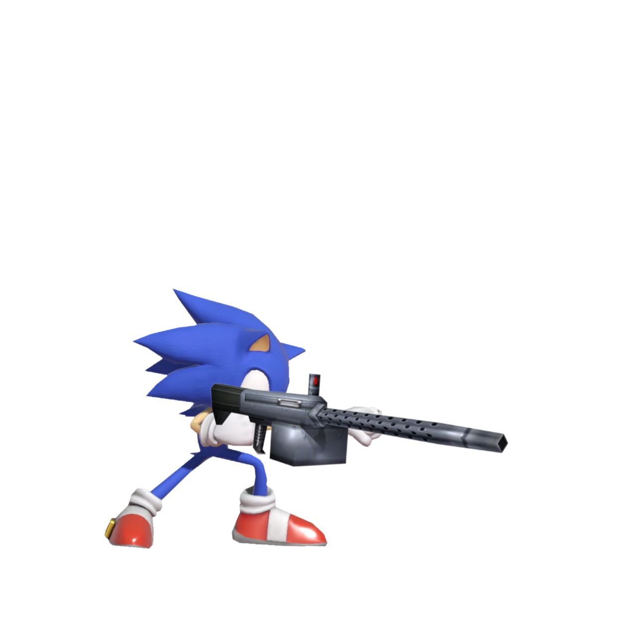 Sonic Rigle Sonic with a sniper rifle gun by shadowXcode on DeviantArt