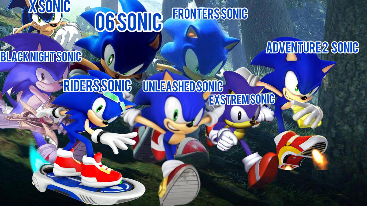 Sonic family tree that is canon by shadowXcode on DeviantArt