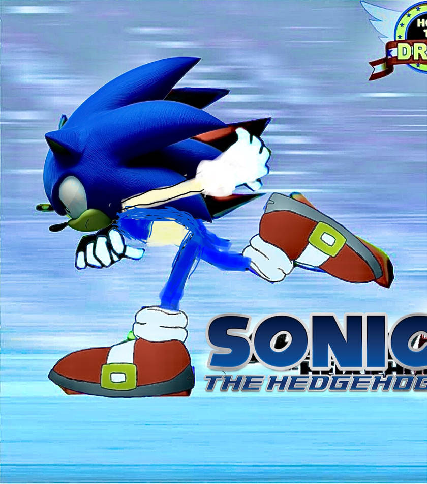 Sonic running like shadow by shadowXcode on DeviantArt