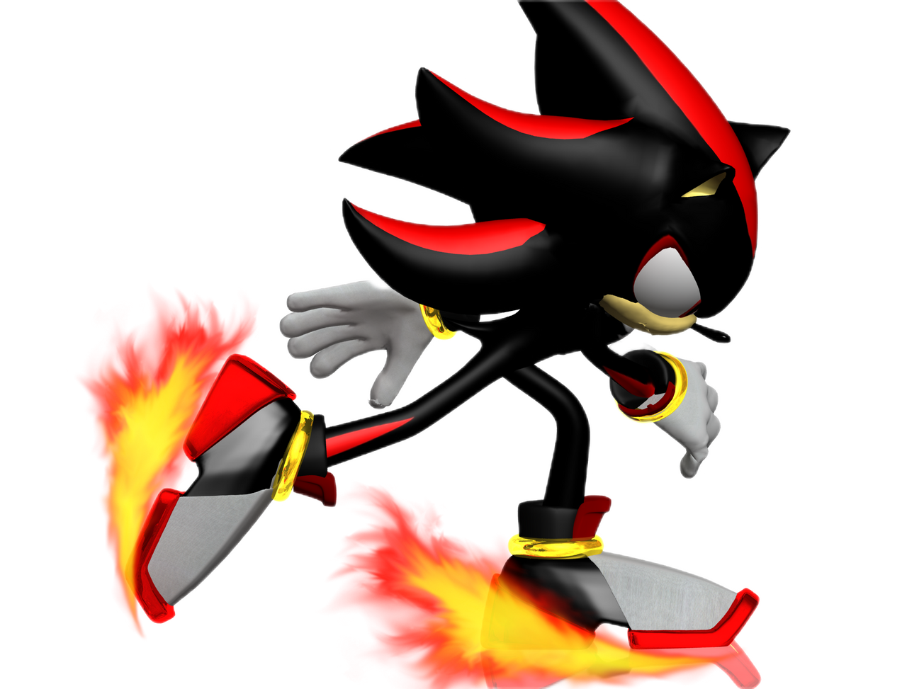 Shadow Running Render By Alsyouri2001 - Shadow The Hedgehog Sonic