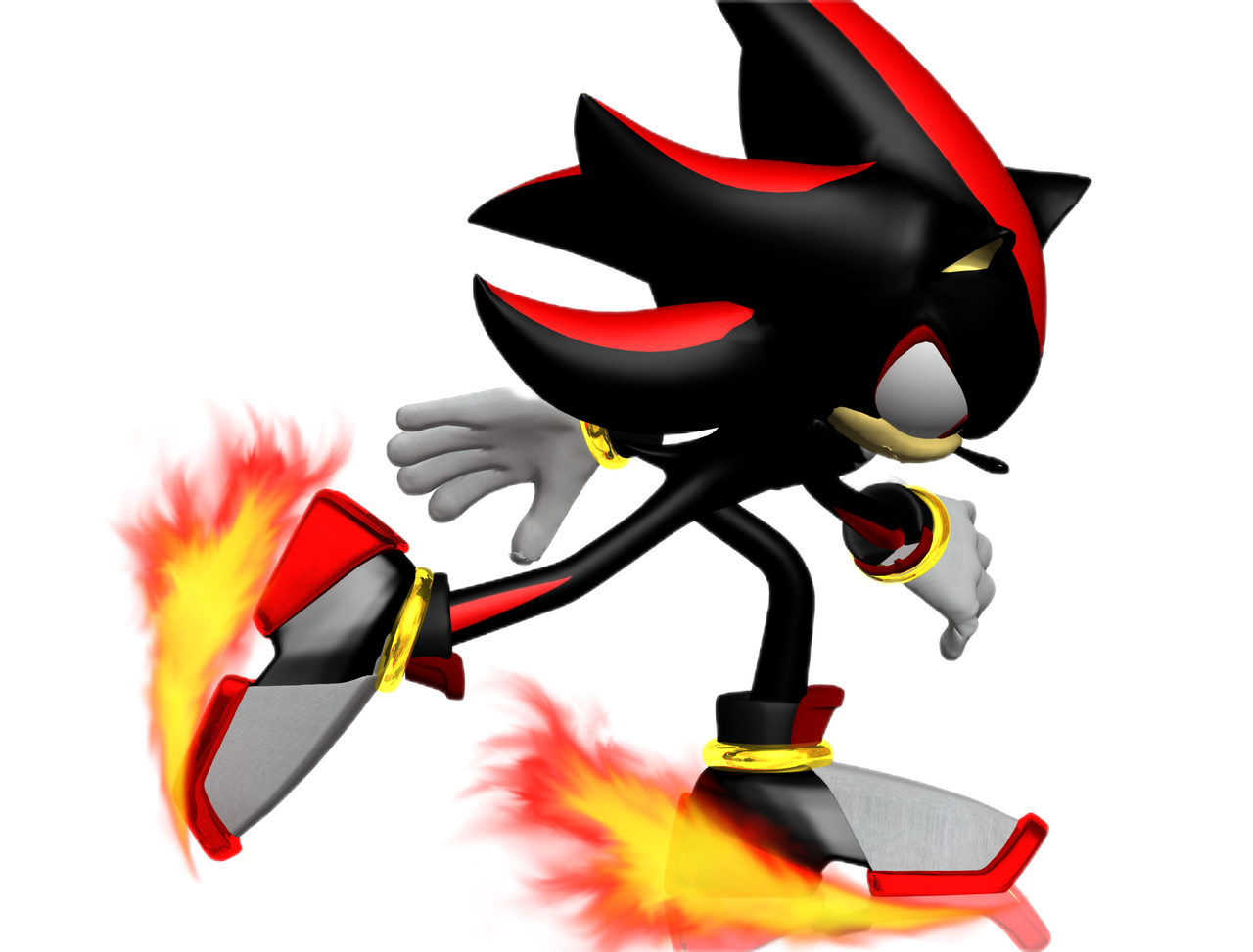 Shadow The Hedgehog Running