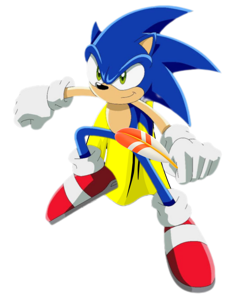 Modern Sonic yellow cape render by shadowXcode on DeviantArt