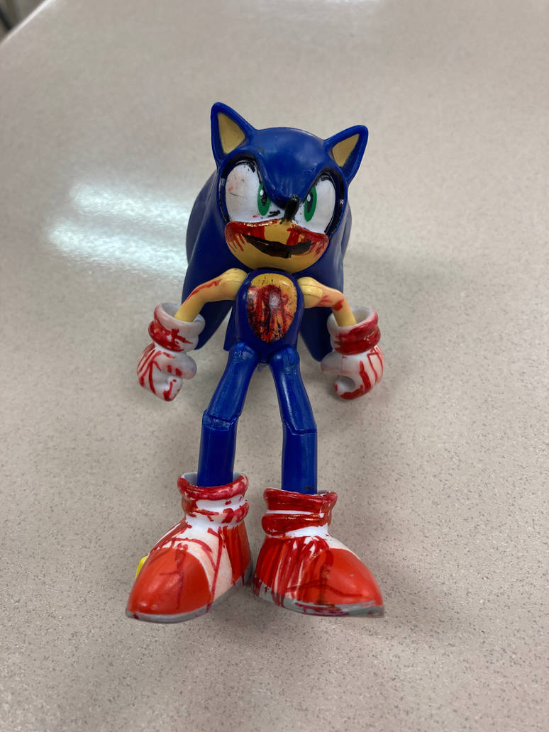 My Sonic exe custom action figure by shadowXcode on DeviantArt