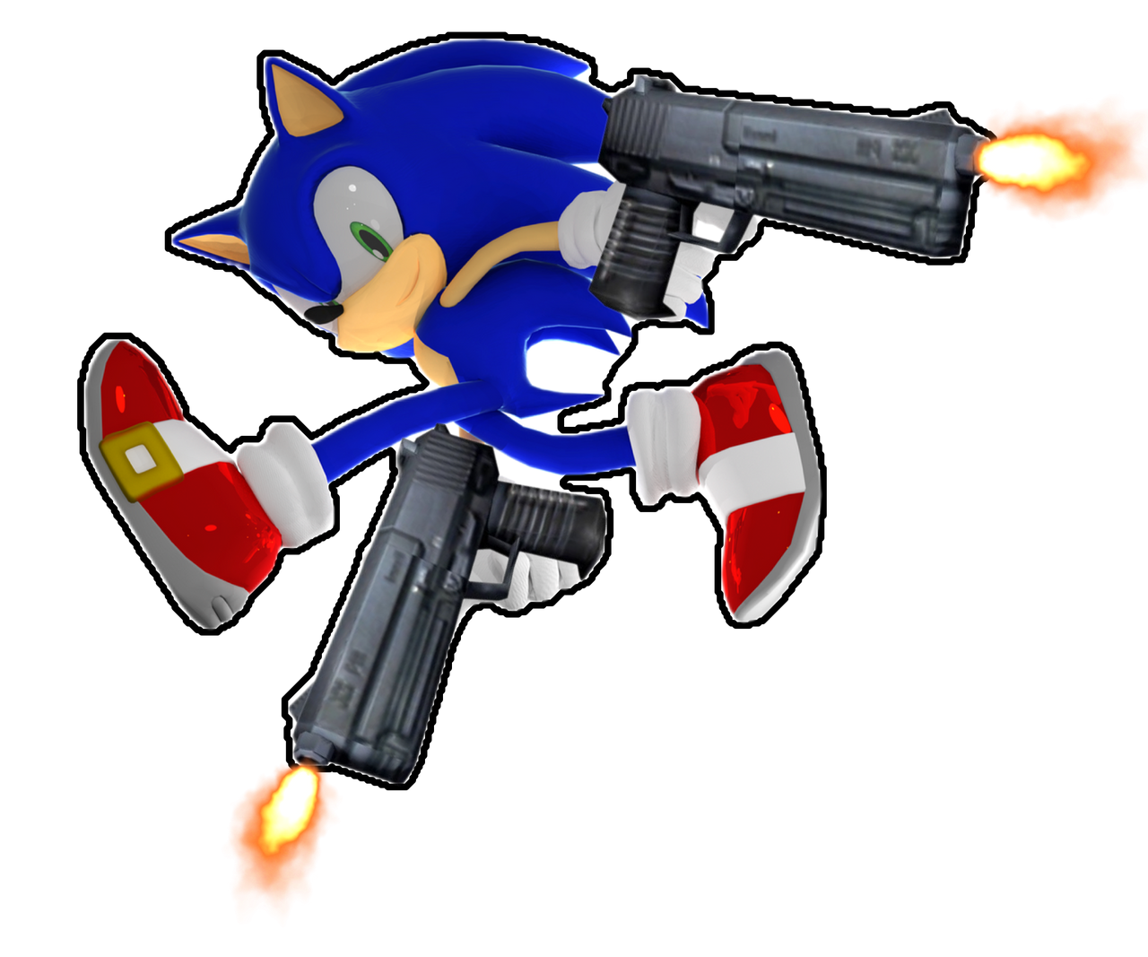 Sonic Shadow Guns Model - Colaboratory