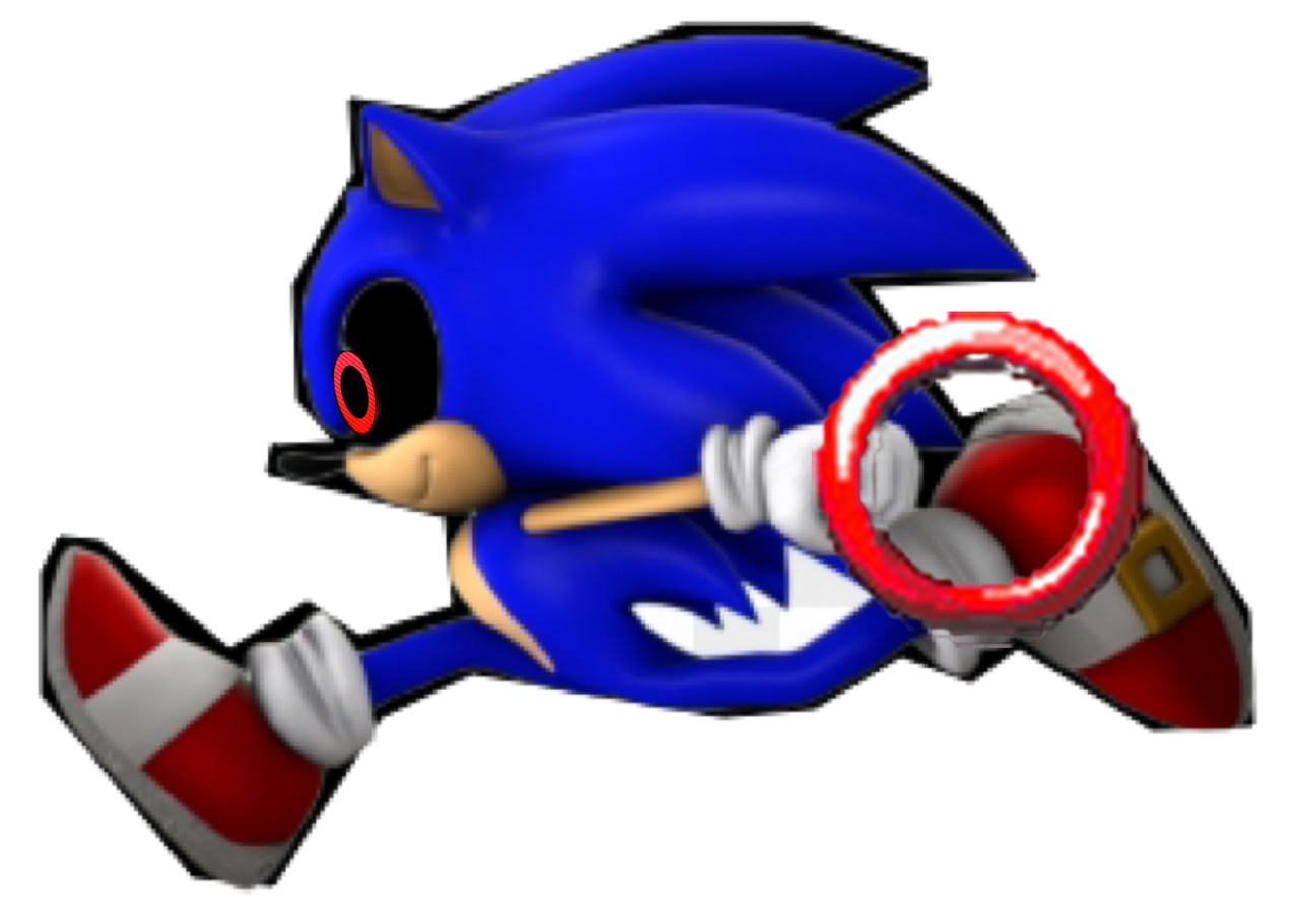 Sonic exe running render with red ring by shadowXcode on DeviantArt