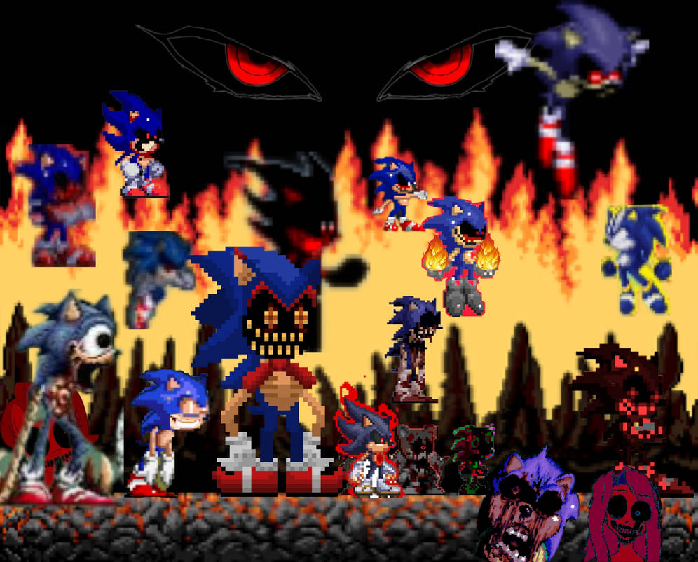 Sonic Exe VS Super Mario & Shadow - MULTIVERSE WARS! ☠️💀☠️ 