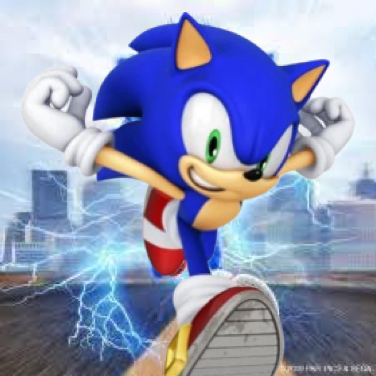 Hyper Sonic x render by shadowXcode on DeviantArt