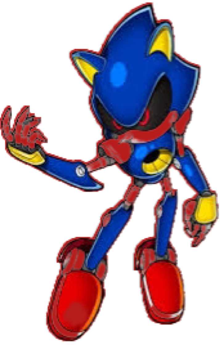 Metal Sonic EXE render cover in blood by shadowXcode on DeviantArt