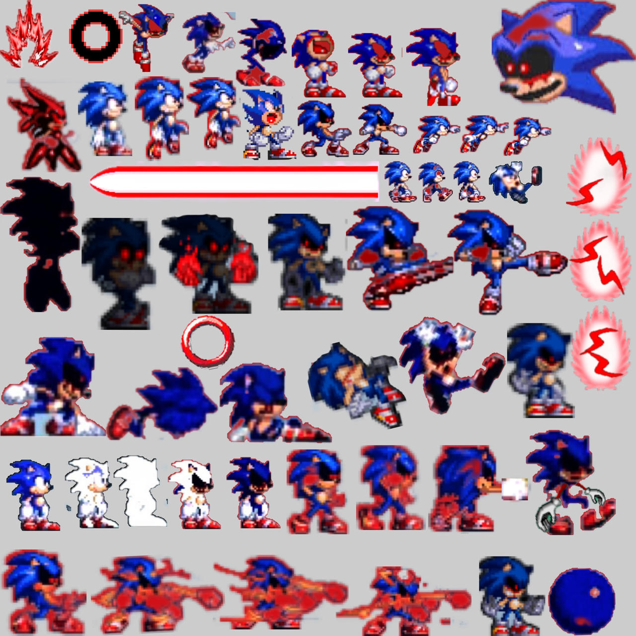 Old tails exe sprite sheet classic exetior version by shadowXcode on  DeviantArt