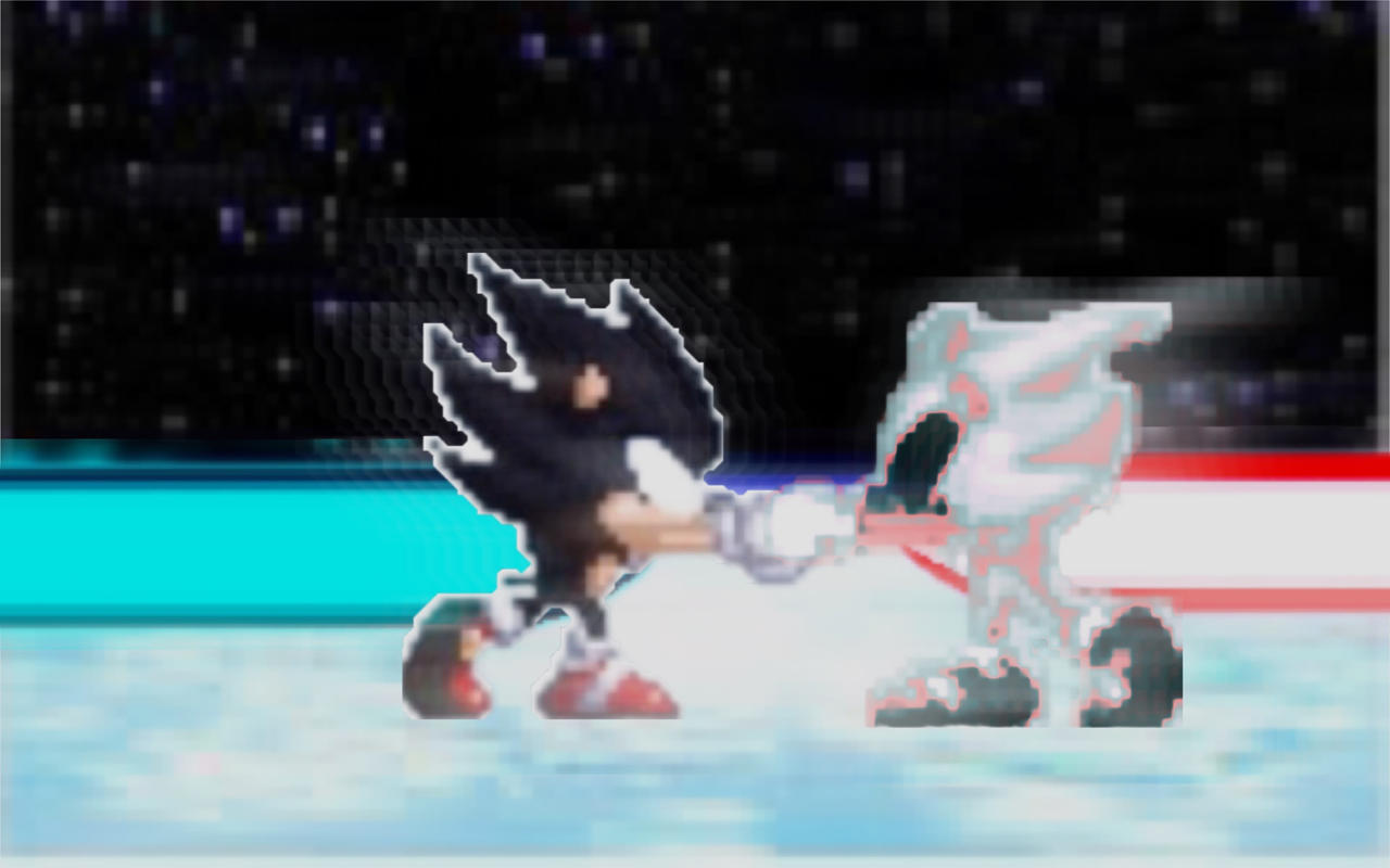 Dark Sonic vs Sonic.exe  Sprite Battle 