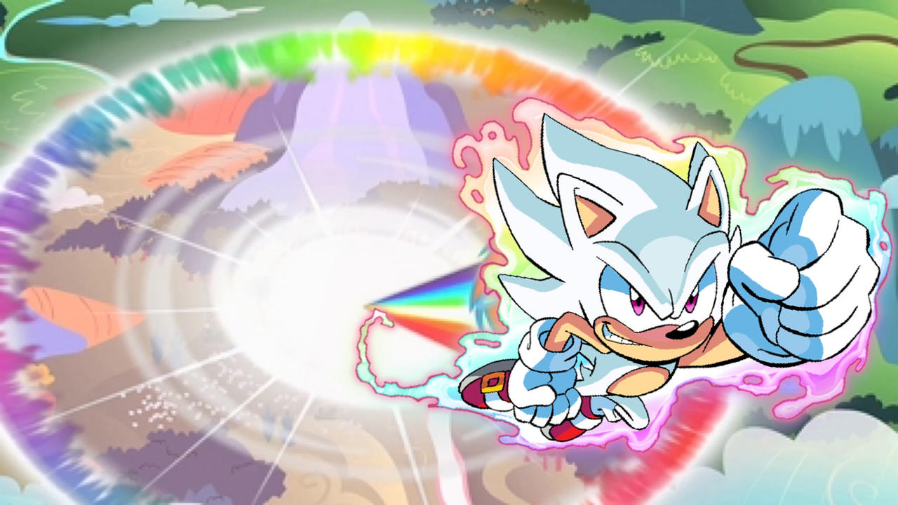 What if hyper Sonic was in Sonic x by shadowXcode on DeviantArt