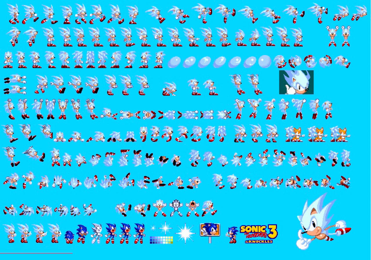 Modgen Sonic Sprites Sheet Remastered by SonicFanSheet on DeviantArt