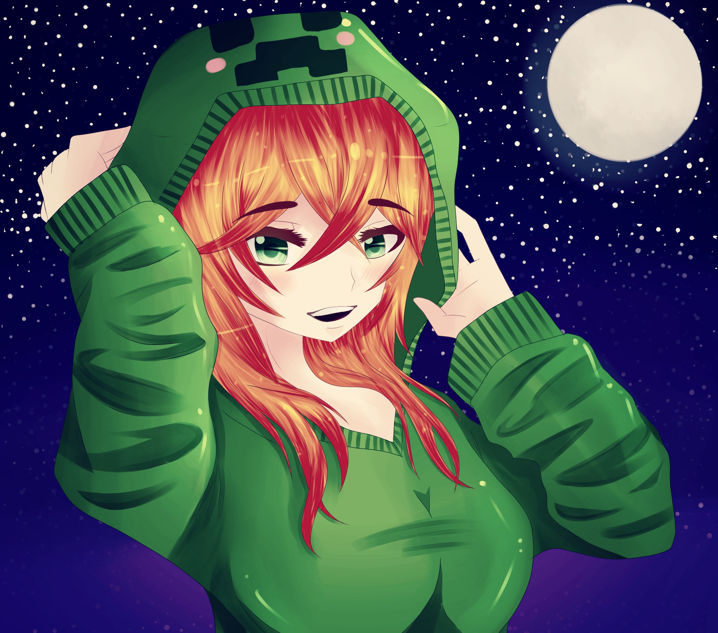 Creeper Girl By Sakuradubstepgirl On Deviantart 