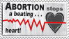 Abortion Stops a Beating Heart