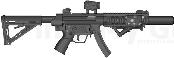 My Version of a Tactical MP5 by HyperStories on DeviantArt