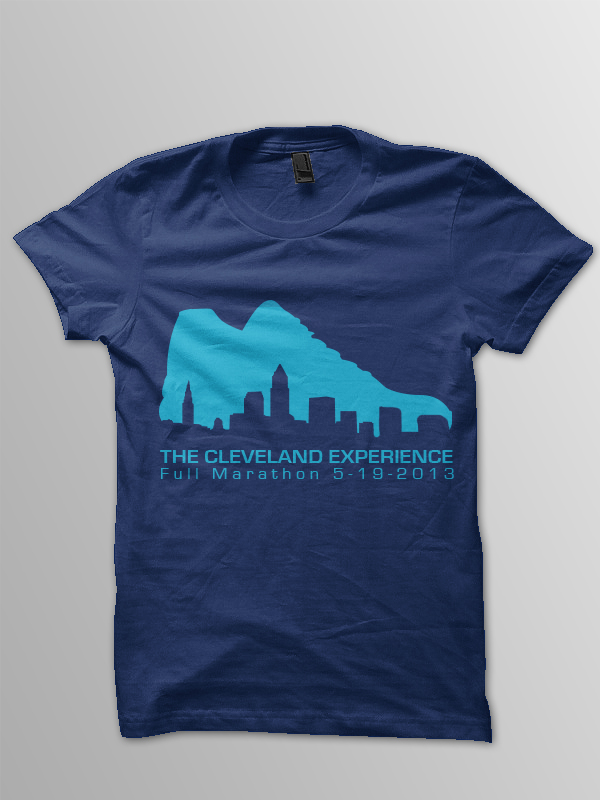 Cleveland marathon tee concept 1