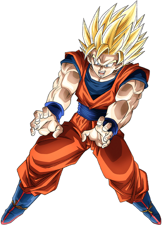 SSJ2 Son Goku Buu Saga Render by ZanninRenders on DeviantArt