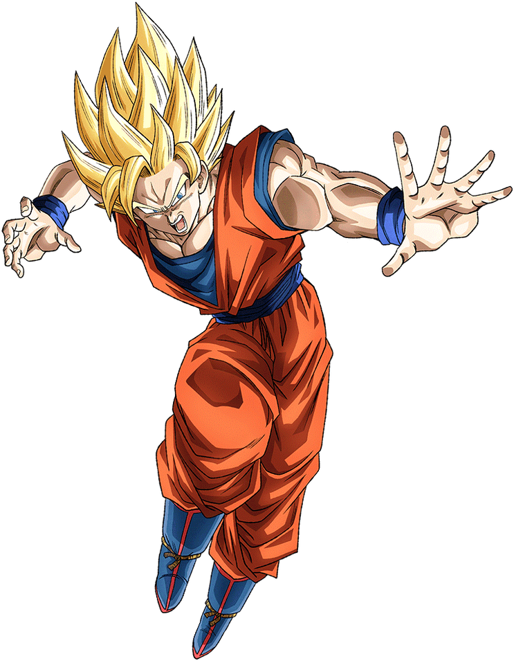 SSJ2 Son Goku Buu Saga Render by ZanninRenders on DeviantArt