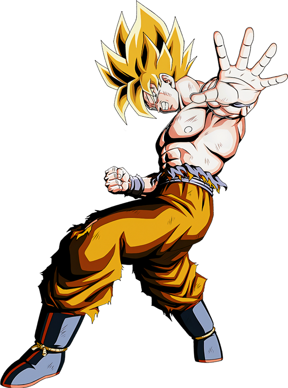 Goku (Namek Saga) SSJ  1 (DBS Broly Palette) by SSJROSE890 on