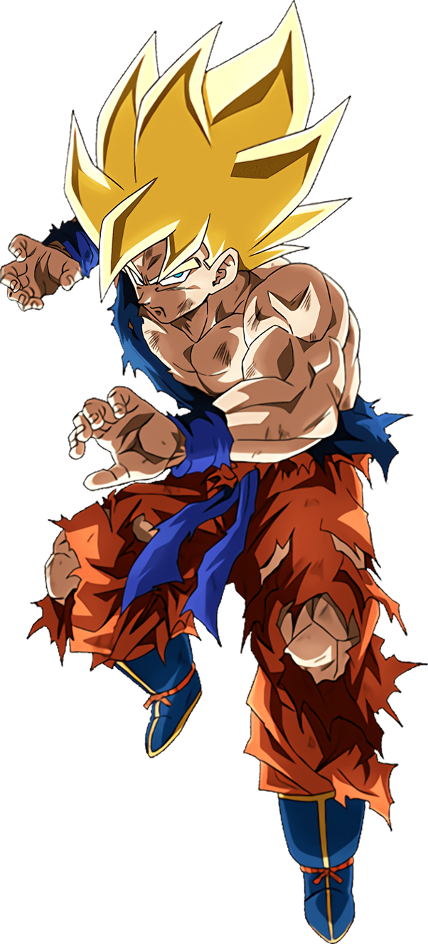 SSJ Son Goku Namek Saga Render by ZanninRenders on DeviantArt