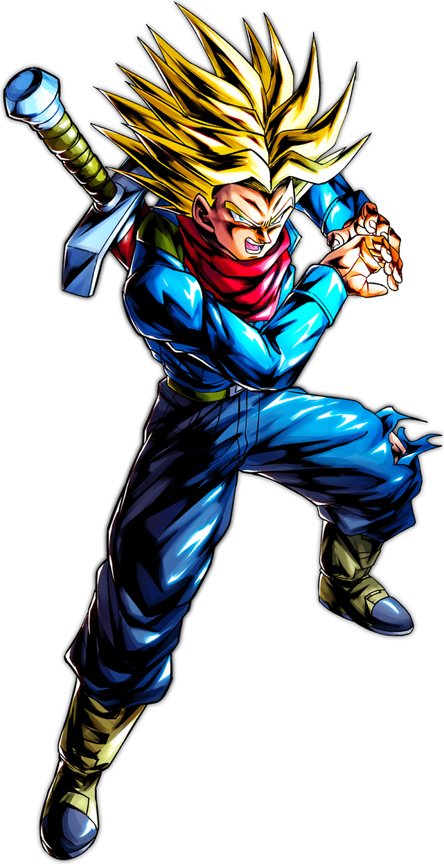 SSJ2 Future Trunks Future Saga Render by ZanninRenders on DeviantArt