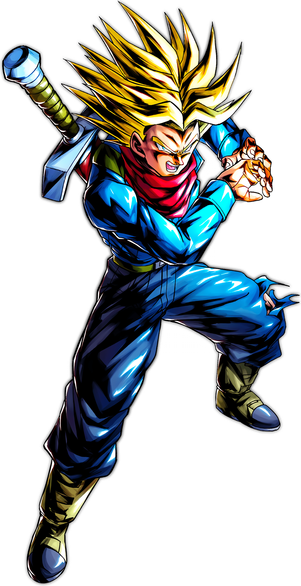 SSJ2 Future Trunks Future Saga Render by ZanninRenders on DeviantArt